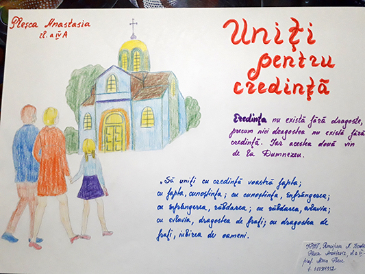 Anastasia Pleșca, cl.IV, LT ”Principesa Natalia Dadiani”, Chișinău, prof Alina Florea