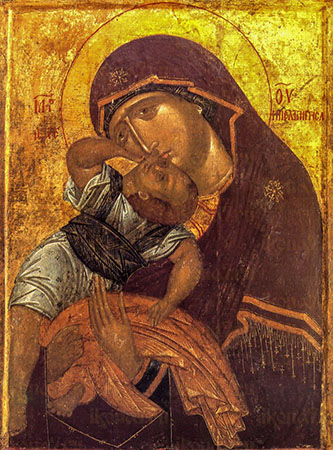 икона Божией матери с Младенцем «Взыграние»