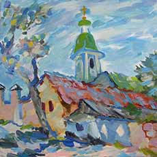 Церковь на Пушкинской горке.